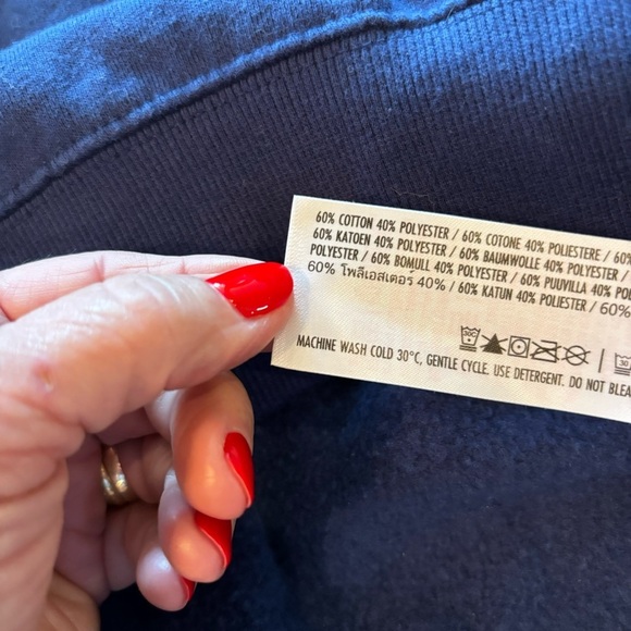 Walt Disney World 50th Anniversary Cropped Hoodie Sweatshirt, Medium, Blue - Picture 7 of 9